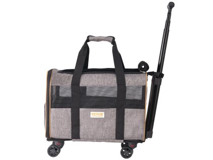 Prepravka pre zvieratá na kolieskach, schválená pre lety, do 22 lbs