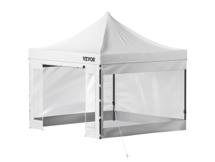 Rozkladací altánok 304.8×304.8 cm, odnímateľné bočné steny, vodeodolný