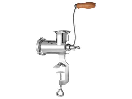 Mlynček na mäso ručný nerez 304 svorka na stôl 1 nôž 2 sitá plnička