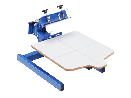 Sítotlačný lis 1 farba 1 stanica, 54×45cm sieťka, nastaviteľné napätie