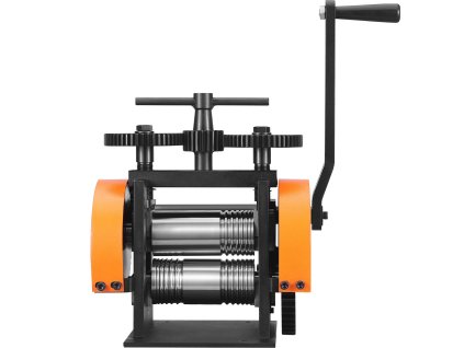 Valčekový lis na šperky 45 mm, prevod 1:2.4, 3 v 1, 0–6 mm, na plechy