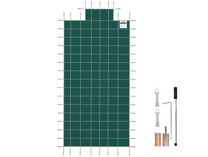 Bezpečnostná sieťová plachta 20×40ft s odtokmi a 4×10ft stupňom