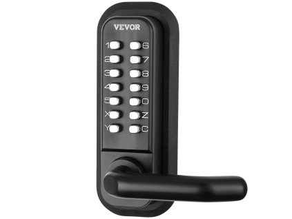 Elektronický zámok na bránu s 14-miestnou klávesnicou a kľučkou