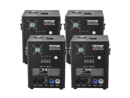 Generátor studených iskier 4×500W, nastaviteľný 6.6–13ft, dmx, led