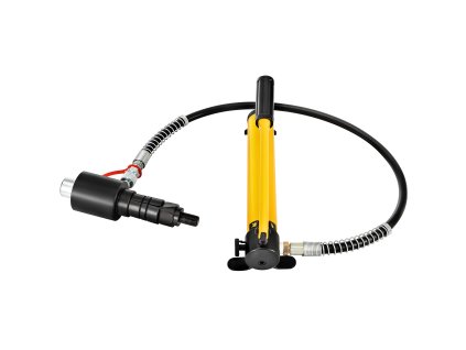 Hydraulický expandér trubiek 4,1–10,8 cm, 10 T, 4 nástavce, meď/hliník