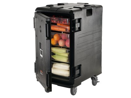 Izolovaný box na potraviny 120 L lldpe s dvojitými prackami a kolesami