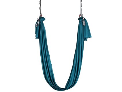 Jógový antigravitačný hamak 5.5 yards, 100gsm nylon, komplet, zelený