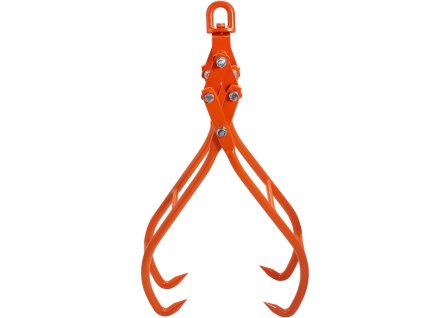 Kliešte na polená 4 pazúry 36 inch otočné oceľové nosnosť 1500 kg