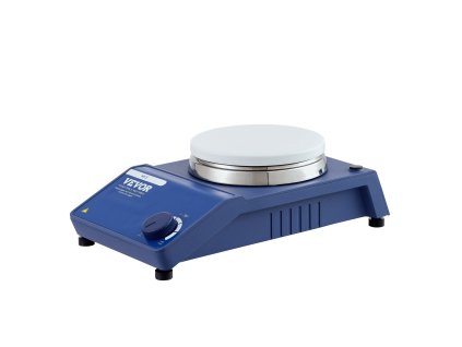 Magnetický miešač s platňou 0–1500 RPM, nastaviteľná rýchlosť, 21L