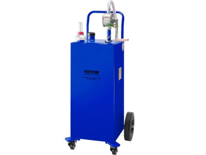 Nádrž na palivo 30 Gallon, ručná pumpa, 4 kolesá, benzín/diesel
