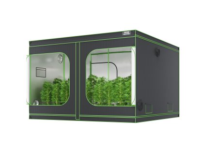 Pestovateľský stan 120"×120"×80" 600D mylar s okienkom a podnosom