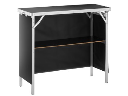 Prenosný predajný pult 97,5×38,5×87 cm, skladací s regálom a taškou