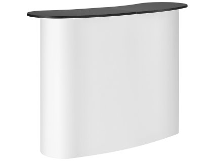 Prenosný výstavný pult 130×46,5×95 cm, skladací s regálom a taškou