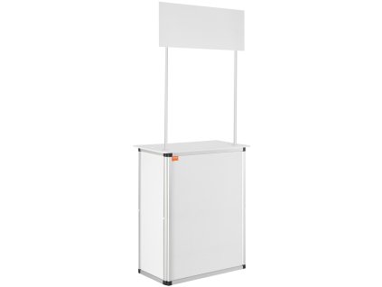 Prenosný výstavný pult 78,5×38×181,5 cm, skladací s policou a taškou