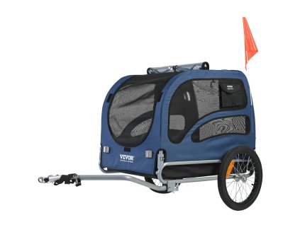 Prívesný vozík pre psa na bicykel, nosnosť 100 lbs, skladací rám