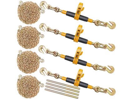 Ráčnový upínak reťaze 3/8"-1/2" g80, 12000 lbs, protisklzová rukoväť