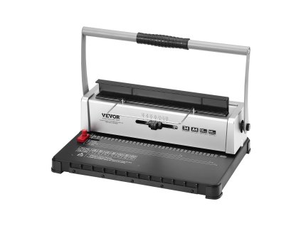 Ručný stroj na špirálu 34 dier, 120 list., 3/16"–9/16", letter/a4/a5