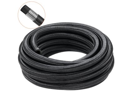 Sada palivovej hadice 8AN 20 FT 0.43" nerez-nylon 12 ks adaptérov