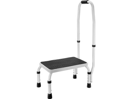 Schodík 1-stupňový nosnosť 150KG, 3 nastaviteľné výšky, s rukoväťou