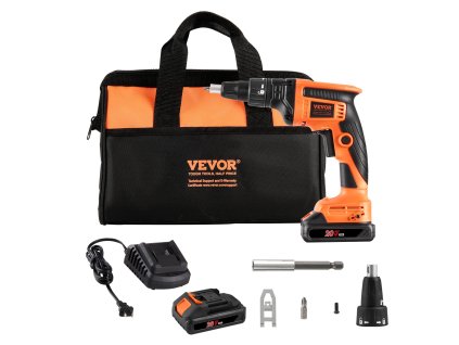 Skrutkovač na sadrokartón 20V bezuhlíkový 4200RPM, 2 akumulátory