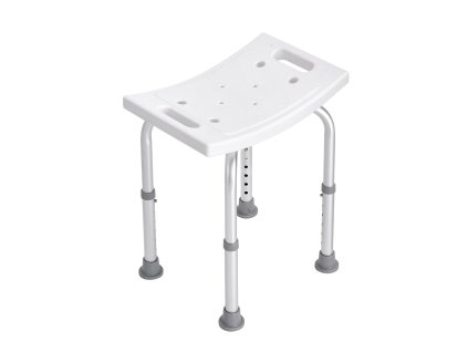 Sprchová stolička nastaviteľná výška, držadlá, protišmyk, 158.8 kg