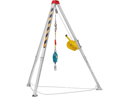 Trojnožka pre uzavreté priestory/navijak 816.4 kg/nohy 2.13m/kábel 30 m