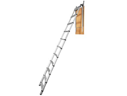 Výsuvný pôjdový rebrík 158,8 kg, 100×60 cm, 3–3,2 m, hliníkový