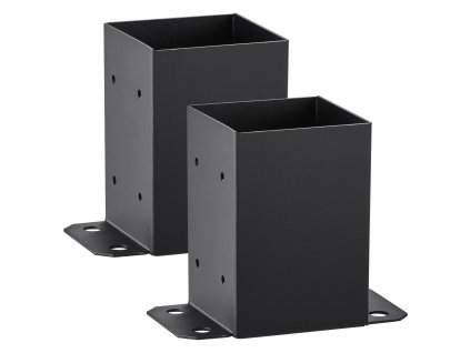 Základňa pre drevený stĺp 101.6×101.6 mm, vnútorná 91×91 mm, 2 ks