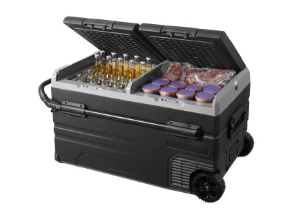 Auto chladnička 115 l dvojzónová, -4℉-68℉, 12/24V DC, 100-240V AC