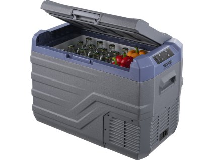 Autochladnička 37 l, jednozónový mrazák, -4℉–68℉, 12/24v+100–240v