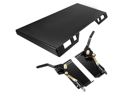 Doska rýchleho upínania pre skid steer, lyžice a vidly 45"×18.5"×1/4"