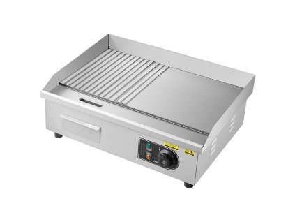 Elektrická grilovacia doska 3200W nerez 122–572℉ 21.26×11.81×0.39in