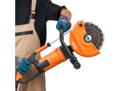 Elektrická píla na betón 9"/22,9 cm mokré/suché s pumpou a kotúčom