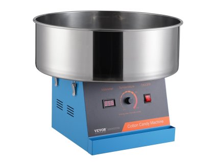 Elektrický stroj na cukrovú vatu 1000W, nerezová misa, lopatka