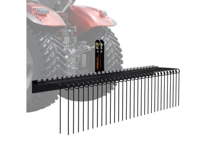 Hrablo za traktor na odstraňovanie plsťe 183 cm, 32 oceľových zubov