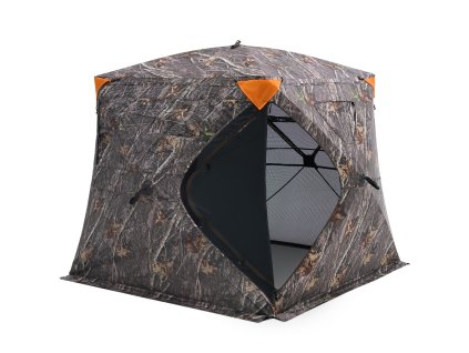 Lovecká číhačka 270° priehľadná s jednosmernou sieťovinou pre 4-5 osôb