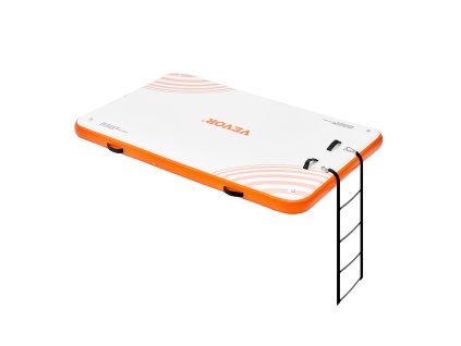 Nafukovacia plávajúca plošina 8×5FT, protišmyková, s rebríkom