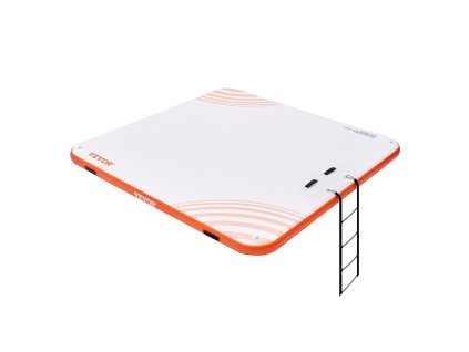 Nafukovacia plošina 7×7FT, protišmyk, prenosný vak, odnímateľný rebrík