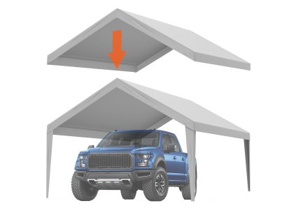 Náhradná strešná plachta 13×20 ft, vodotesná, s UV ochranou, len kryt