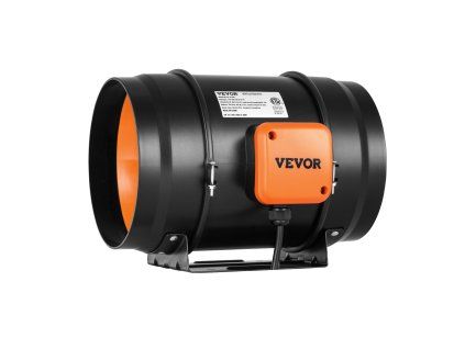 Potrubný ventilátor 203.2mm 506.2 CFM s reguláciou, tichý ac motor