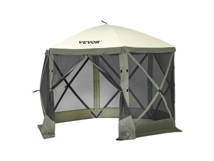 Rýchlorozkladací 6-stranný stan 10×10ft s moskytiérou a 6 plachtami
