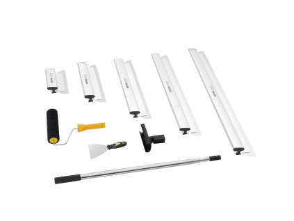 Sada nerezových hladidiel na sadrokartón 10-40 in, násada 34-81.6 in