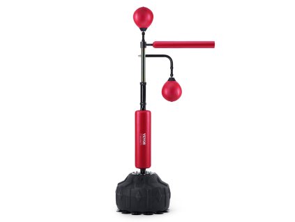 Stojací reflexný boxovací vak s nastaviteľnou výškou, sada s rukavicami