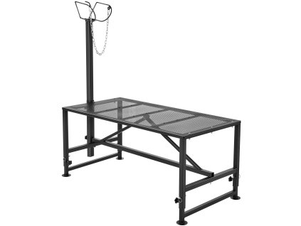 Stojan pre kozy a ovce 47×23" výška 21"–33" nosnosť 500lbs s hlavou