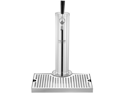 Výčapný stĺp 1 kohút, nerez, regulátor W21.8, a-systém, tácka