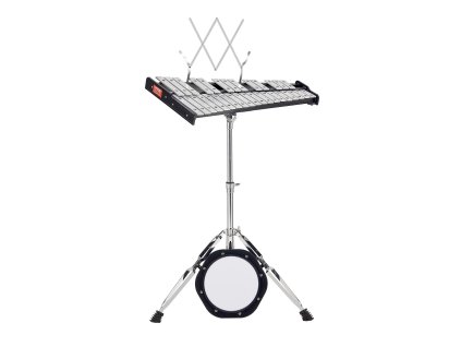 Xylofón sada s paličkami, 203 mm/8" cvičný pad, nastaviteľný stojan