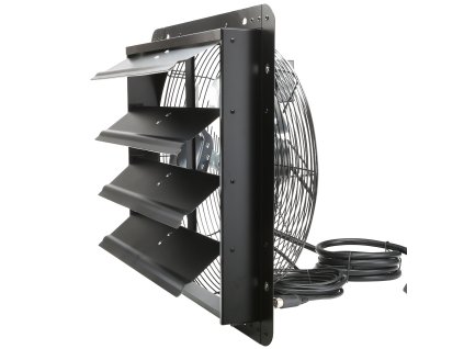 Žalúziový ventilátor 406 mm, 1747 cfm, regulácia teploty a vlhkosti