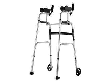 Chodítko 2v1 s odnímateľnými opierkami, kolieska 5" nosnosť 450 pounds