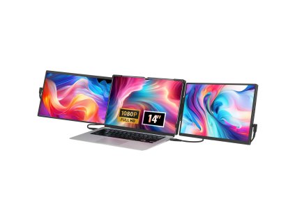 Prídavný prenosný 35,6 cm hd 1080p monitor pre notebook 33–43 cm