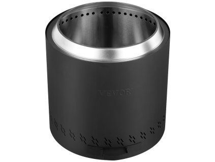 Bezdymové záhradné ohnisko s priemerom 40.1 cm na drevo nerezová oceľ